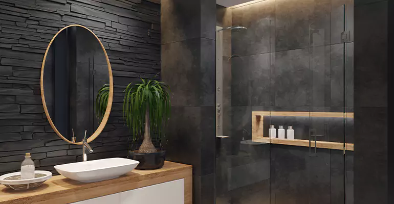 Bathroom Floor Tile Remodel in Altoona