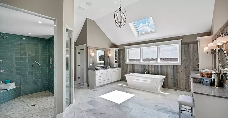 Guest Bathroom Flooring Remodel in Altoona